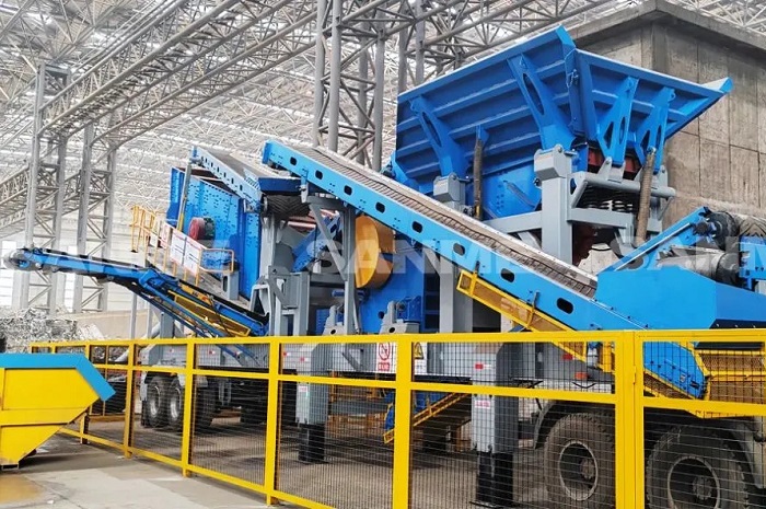 時(shí)產(chǎn)值近600萬！山美移動式破碎篩分一體站助力江蘇高碳鉻鐵礦破碎項(xiàng)目建設(shè)