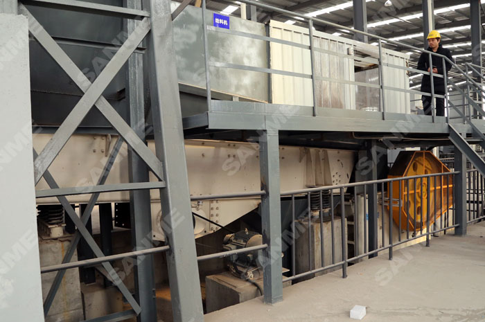 上海年處理100萬噸建筑垃圾處理生產線