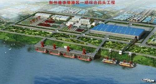 湖北一永久性砂石集并中心建成，總投資約2.5億元，年設計吞吐量360萬噸