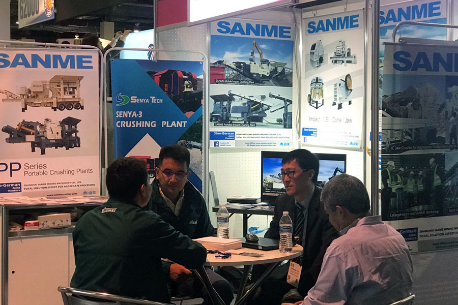 疫情擋不住走出去的腳步，山美股份亮相美國工程機械博覽會(CONEXPO-CON/AGG)向世界展示產(chǎn)品及服務(wù)