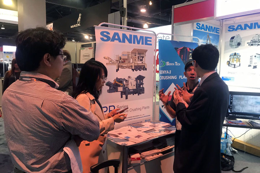 疫情擋不住走出去的腳步，山美股份亮相美國工程機械博覽會(CONEXPO-CON/AGG)向世界展示產(chǎn)品及服務(wù)