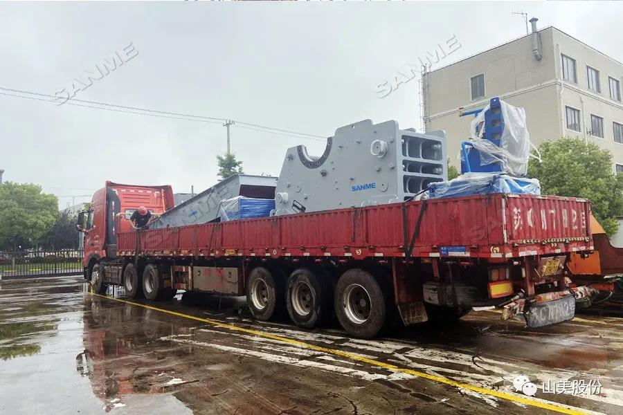 發(fā)貨季｜山美股份高性能破碎篩分裝備發(fā)往江西，助力當(dāng)?shù)鼗?xiàng)目建設(shè)及建筑固廢資源化
