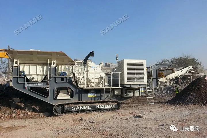 上海山美股份｜深耕履帶移動式破碎篩分市場，為客戶締造卓越價值