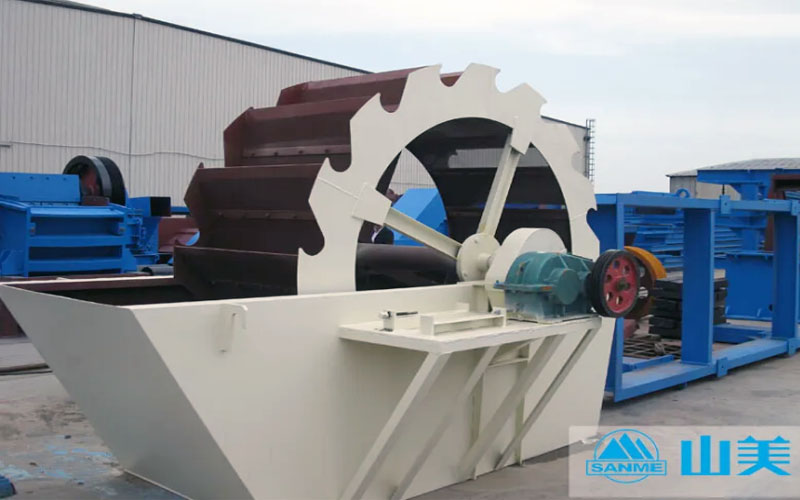 高效輪式洗砂機(jī)，洗凈度高，產(chǎn)量大！