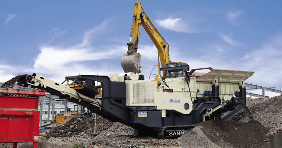 我國建筑垃圾日益嚴重，建筑垃圾移動式破碎機領域面臨新的發(fā)展機遇。