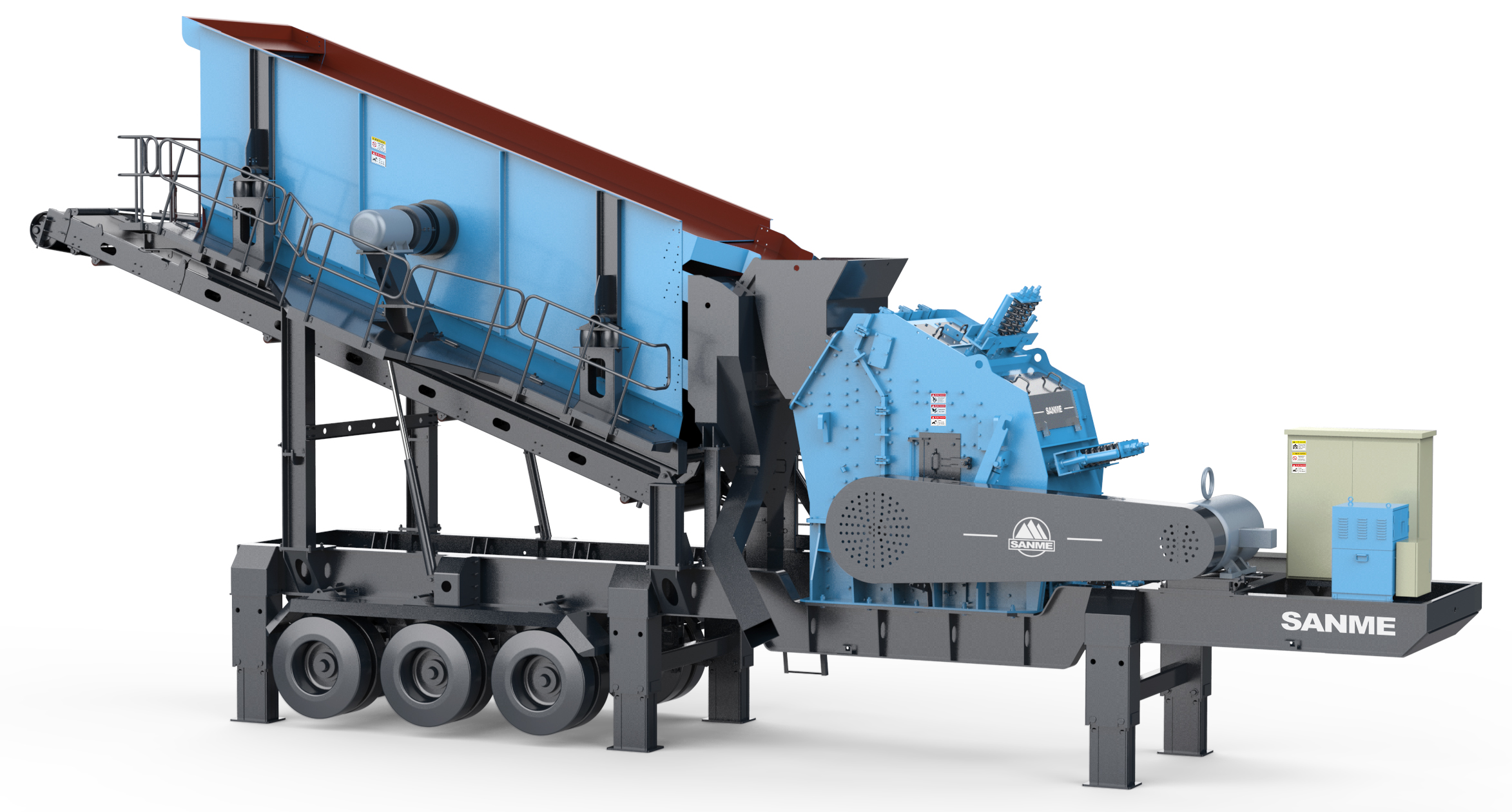 兩大移動破碎站：輪胎式vs履帶式，5方面對比讓你看清差別！