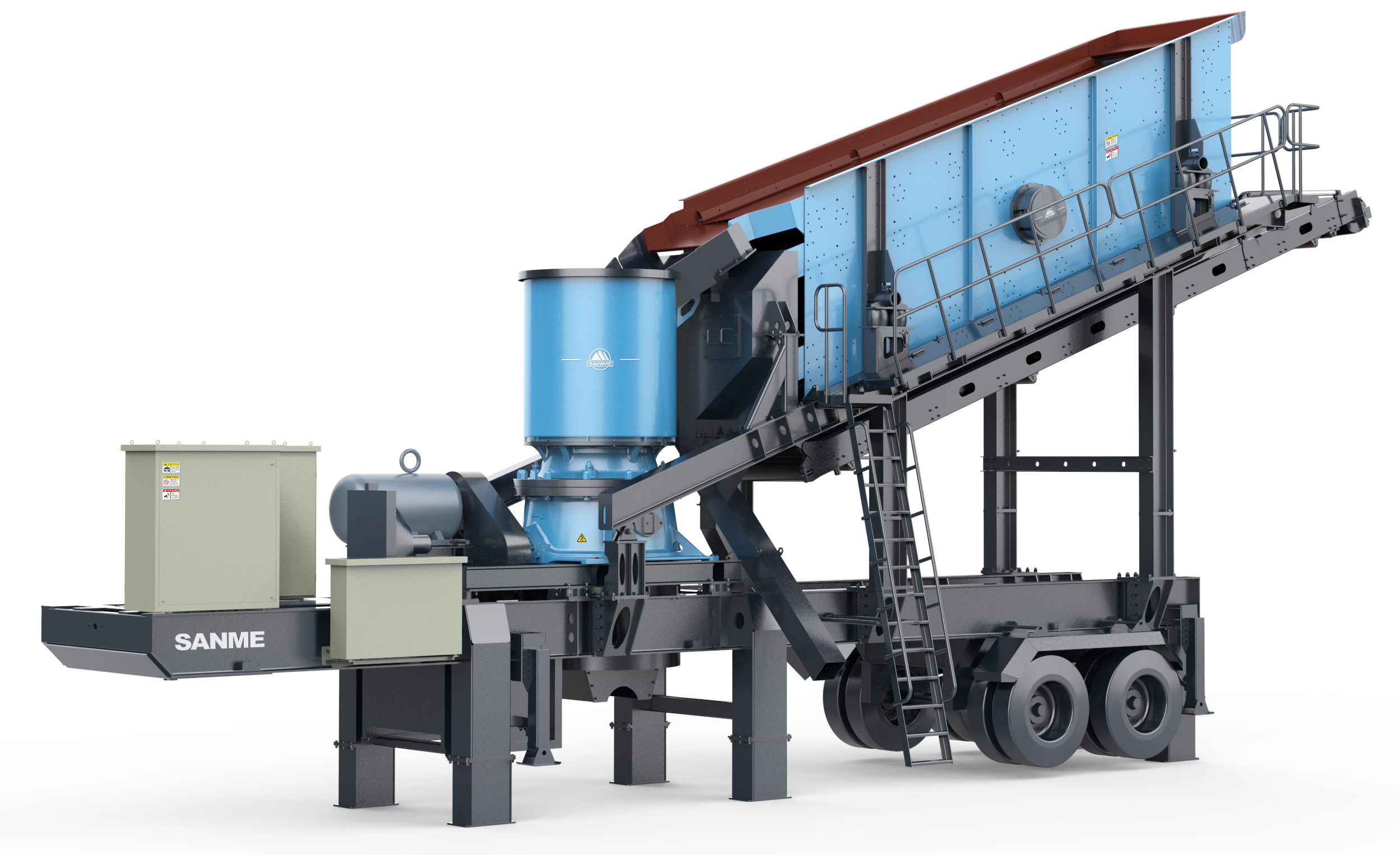 兩大移動破碎站：輪胎式vs履帶式，5方面對比讓你看清差別！