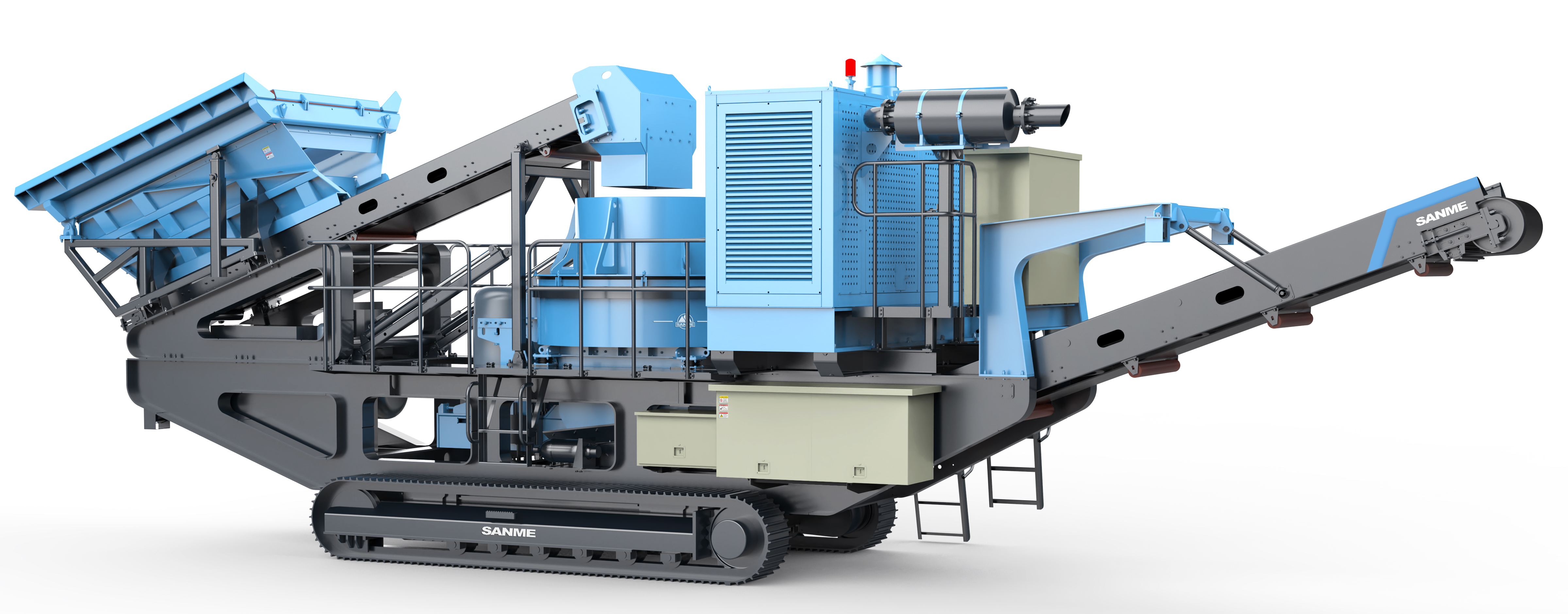 履帶式移動(dòng)破碎站5種驅(qū)動(dòng)方式怎么選？