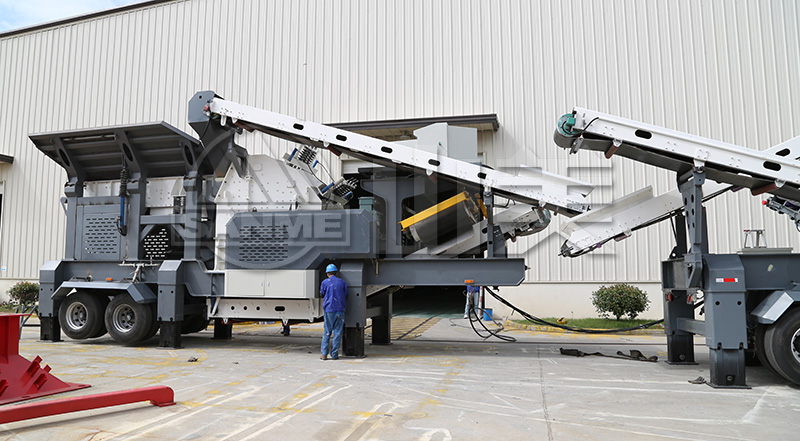 破碎鵝卵石為什么選擇用移動破碎機？