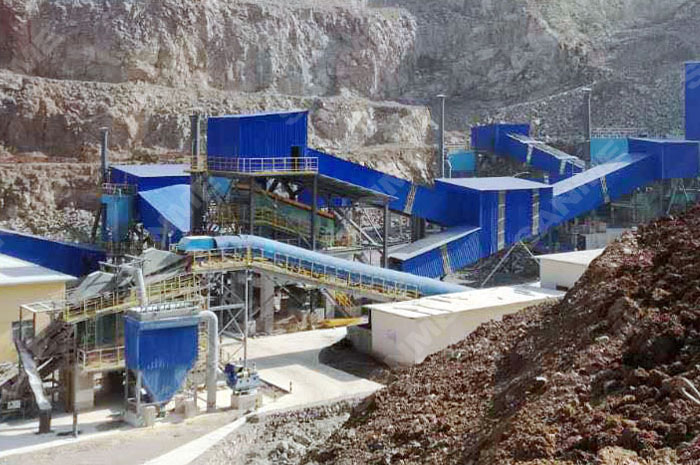 石灰石的機制砂生產(chǎn)線是怎樣的？